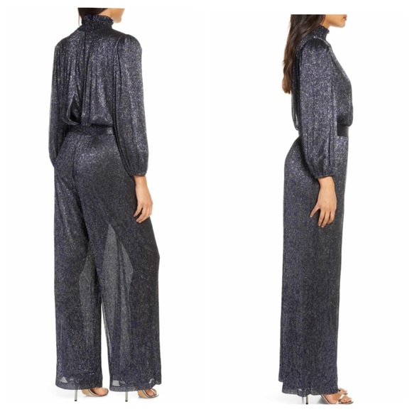 Eliza J Metallic Jumpsuit - Picture 2 of 6